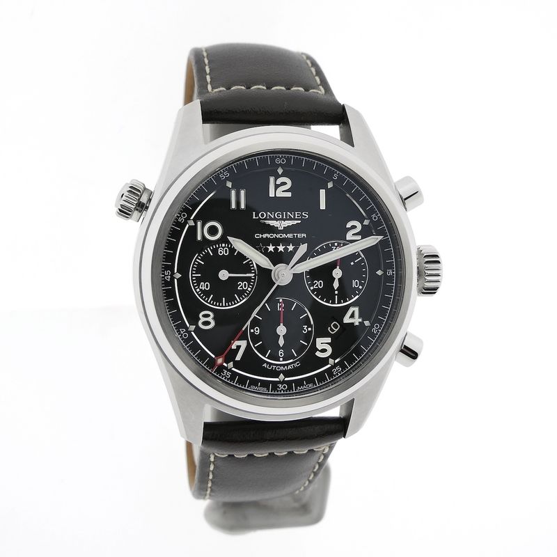 Image 17 of Longines Spirit Chronometer Chronograph L3.820.4; Automatic men's watch