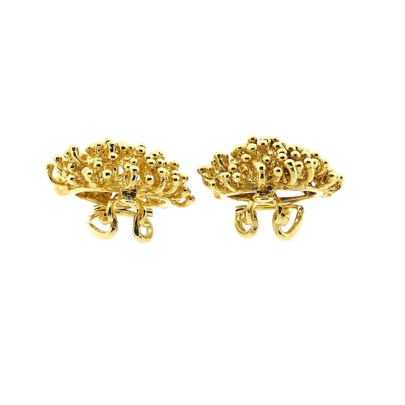 Image 9 of 14K Yellow Gold Clip-On Earrings