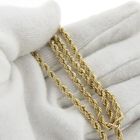 Image 2 of Gold twisted link chain; 50.5 cm | Mioro