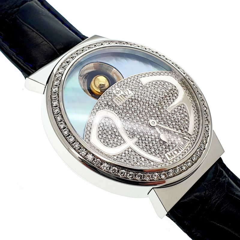 Image 2 of Bunz Moontime 3; Exclusive unisex wristwatch | 2.20 ct. diamond