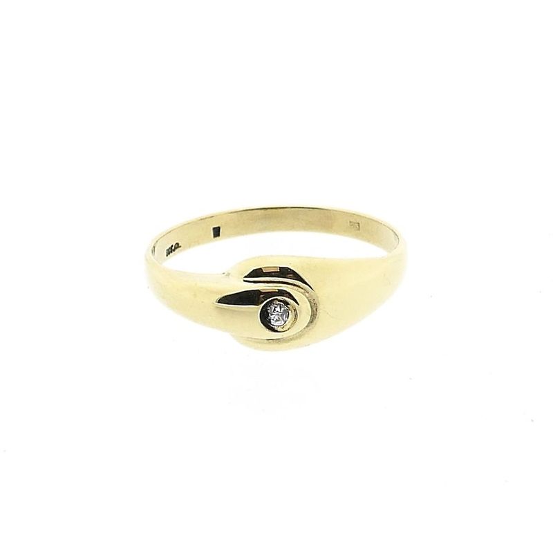 Image 3 of Gold Ring with Zirconia