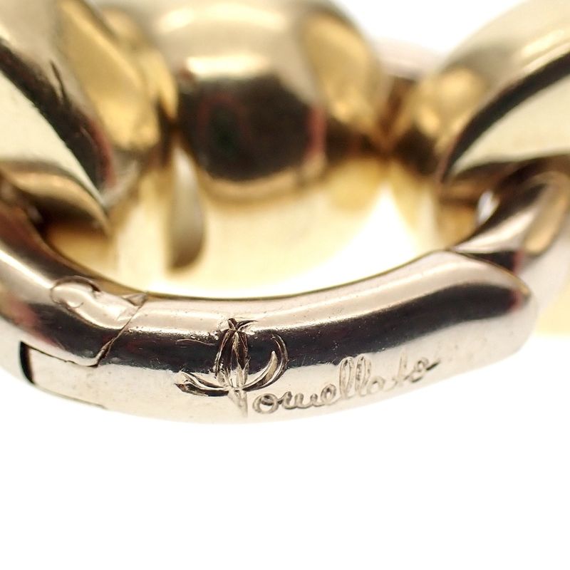 Image 9 of Pomellato bicolor solid gold necklace with fixed pendant