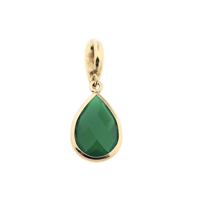 Image 3 of Gold Pendant with Chalcedony