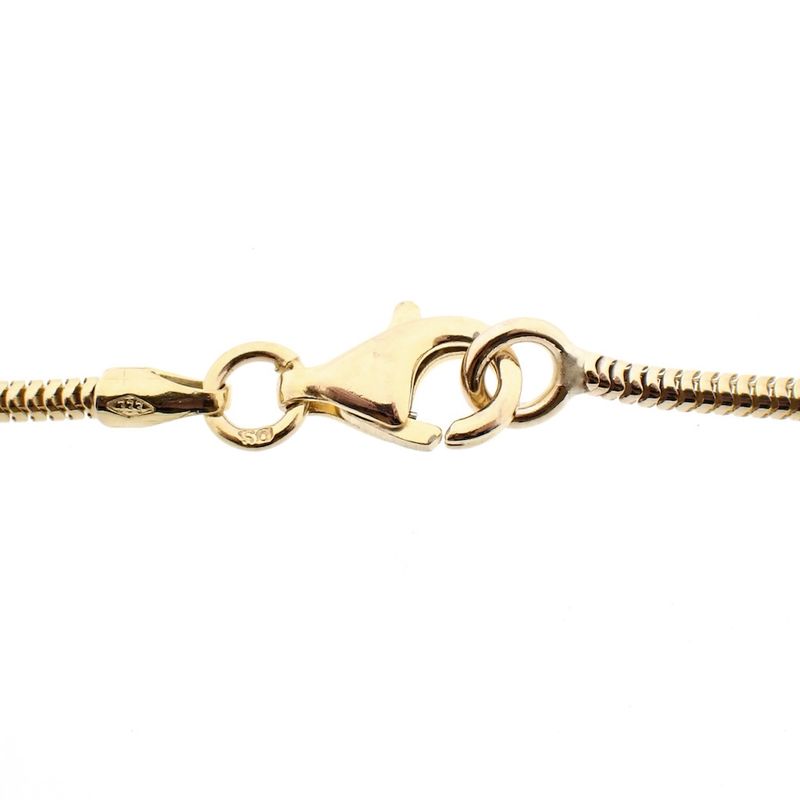 Image 5 of 8-karat snake link chain | 46 cm