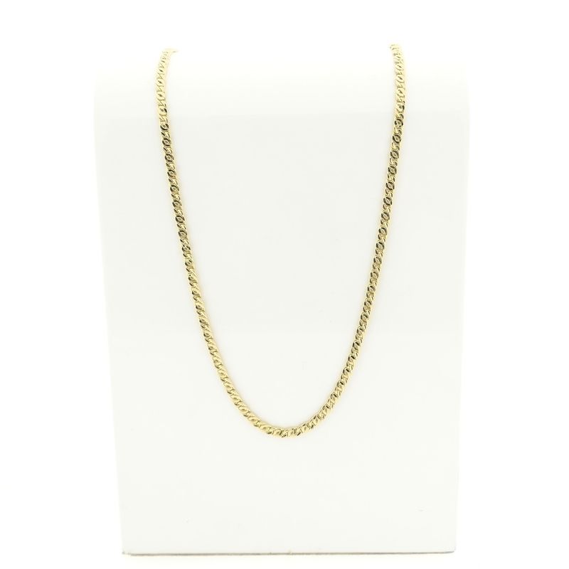 Image 1 of Gold fantasy link chain; Men's