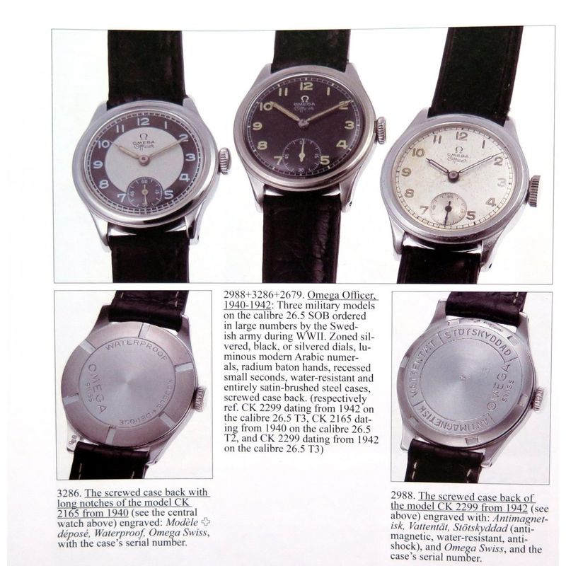 Image 5 of Omega Officer; Swedish WWII watch