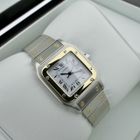 Image 14 of Cartier Santos Carree 2961; 18k. Gold/steel unisex watch