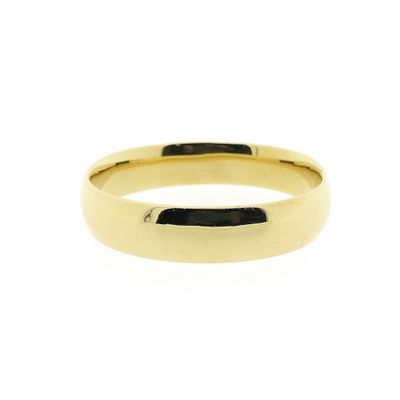 Image 1 of Gold wide slave bracelet; Size M