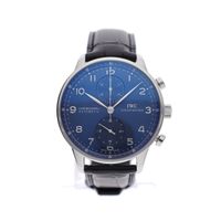 IWC Portuguese Chronograph 'Blue' IW371491; Automatic Men's Watch