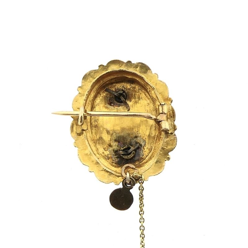 Image 6 of Vintage gold brooch | filigree technique