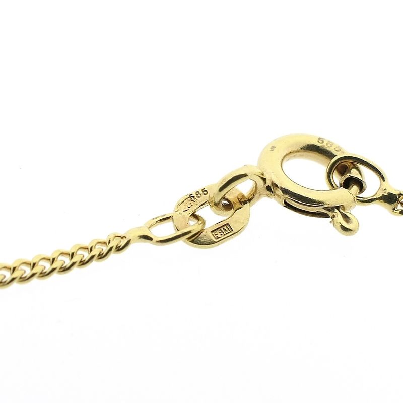 Image 6 of Gold gourmet link chain | 45.5 cm