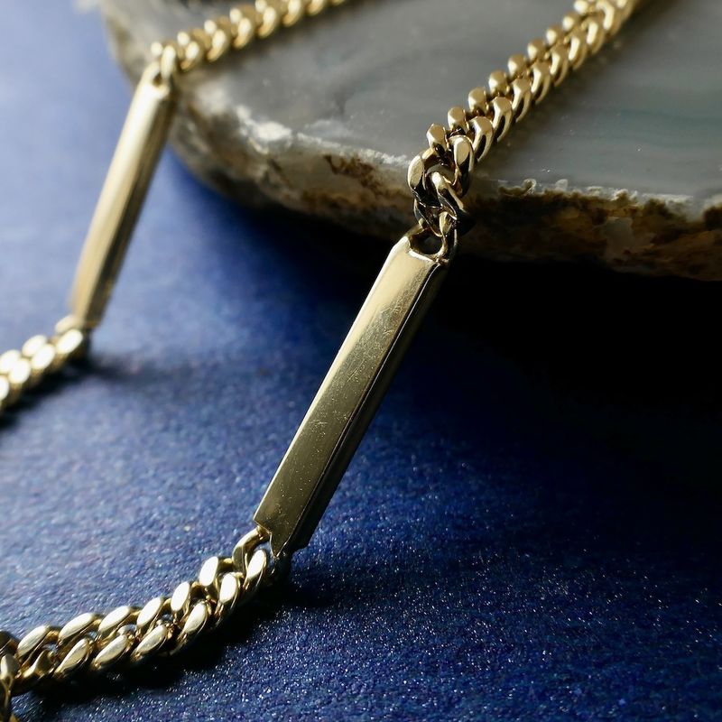 Image 9 of Solid gold gourmet link chain