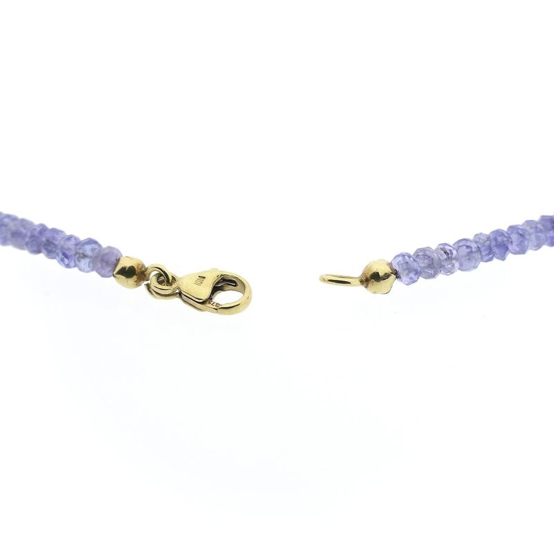 Image 3 of 9 carat amethyst bead necklace with pearl