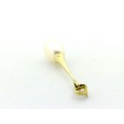 Image 3 of Gold solitaire pendant with a pearl
