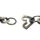 Image 5 of Silver robust gourmet link bracelet with engraving plate | 20 cm