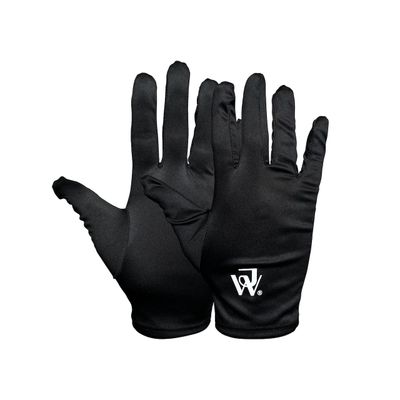 Image 1 of Luxury Jeweler's Gloves; Dust-Free and Comfortable; BLACK; Size: S/M