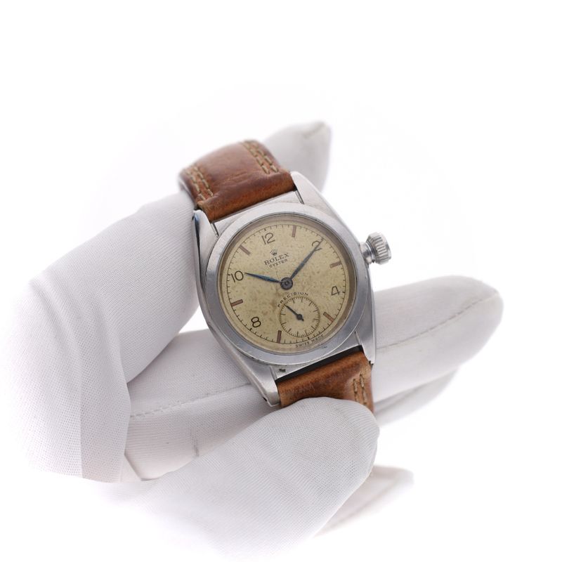 Image 14 of Rolex Oyster Precision 'Flat-Back' Ref. 2765; Vintage Watch