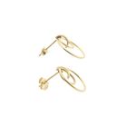 Image 9 of Gold stud earrings | Circles