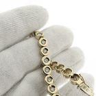 Image 9 of Gold tennis bracelet with 0.82 ct. diamond | 20 cm