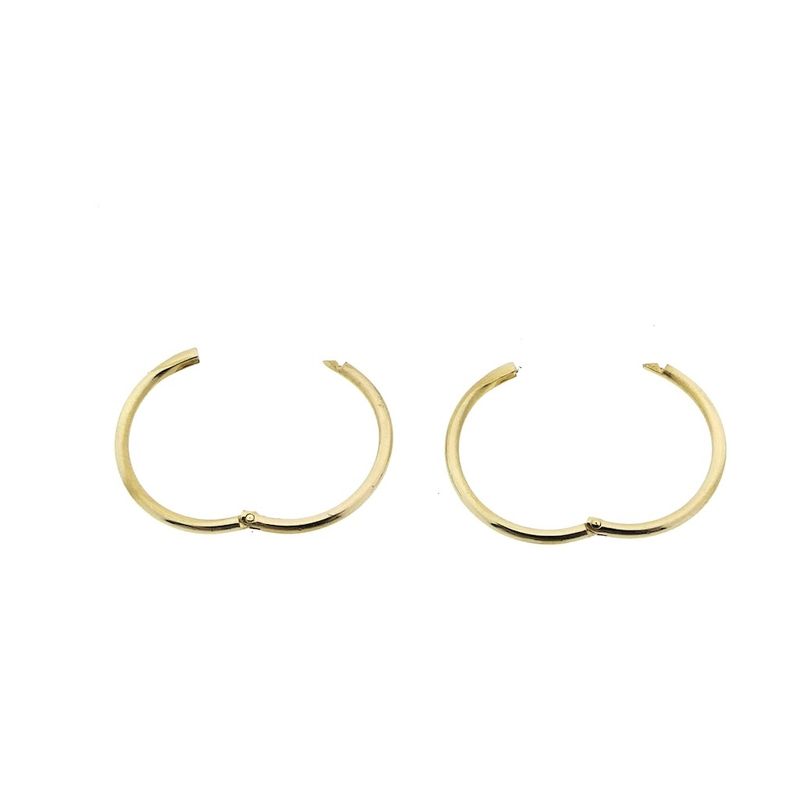 Image 5 of Gold earrings | Ø 14 mm