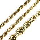 Image 5 of Twisted Gold Link Necklace; 14 Karat; 51.5 cm