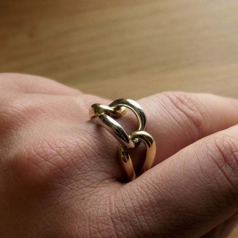 Image 6 of Two-tone gold ring | Robust