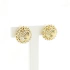 Image 3 of Vintage gold clip-on earrings