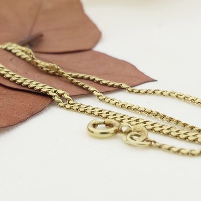 Image 2 of Gold S-link chain | 45.5 cm