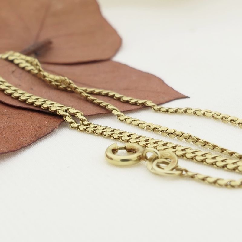 Image 2 of Gold S-link chain | 45.5 cm