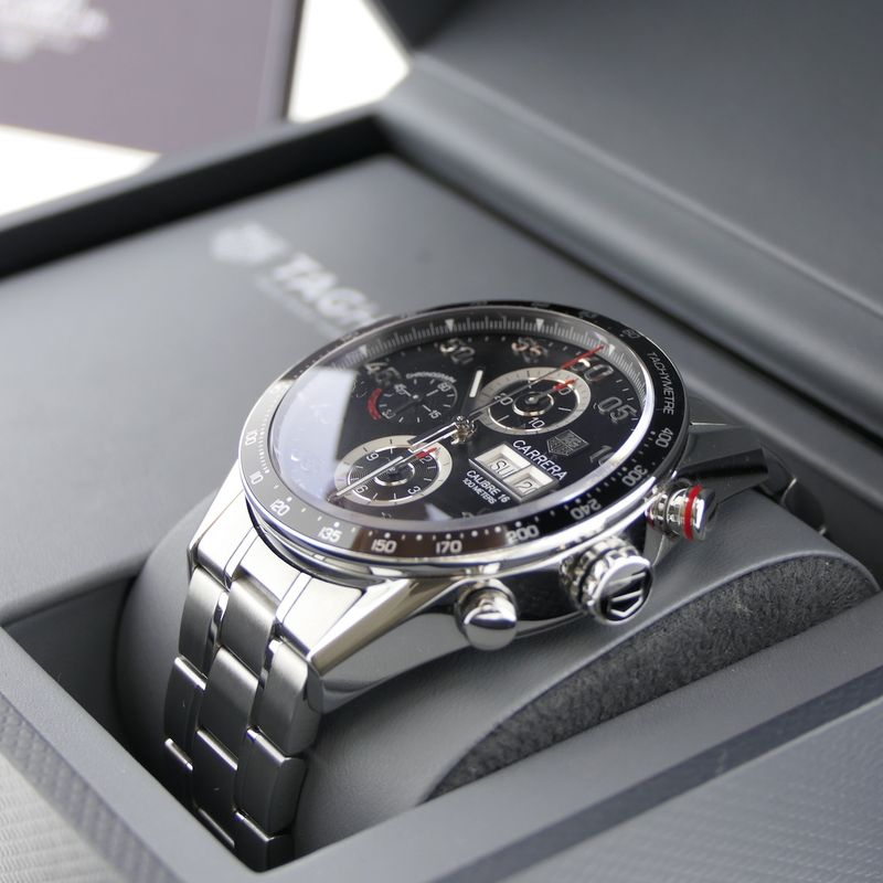 Image 18 of TAG Heuer Carrera Calibre 16 CV2A10; Chronograph men's watch