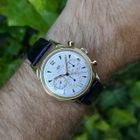 Image 22 of Movado 'Tiffany & Co' M95 Chronograph 49058; Vintage 14k gold men's watch