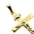 Image 7 of Gold pendant of a cross with corpus | INRI