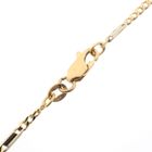 Image 8 of Two-tone gold Figaro link chain