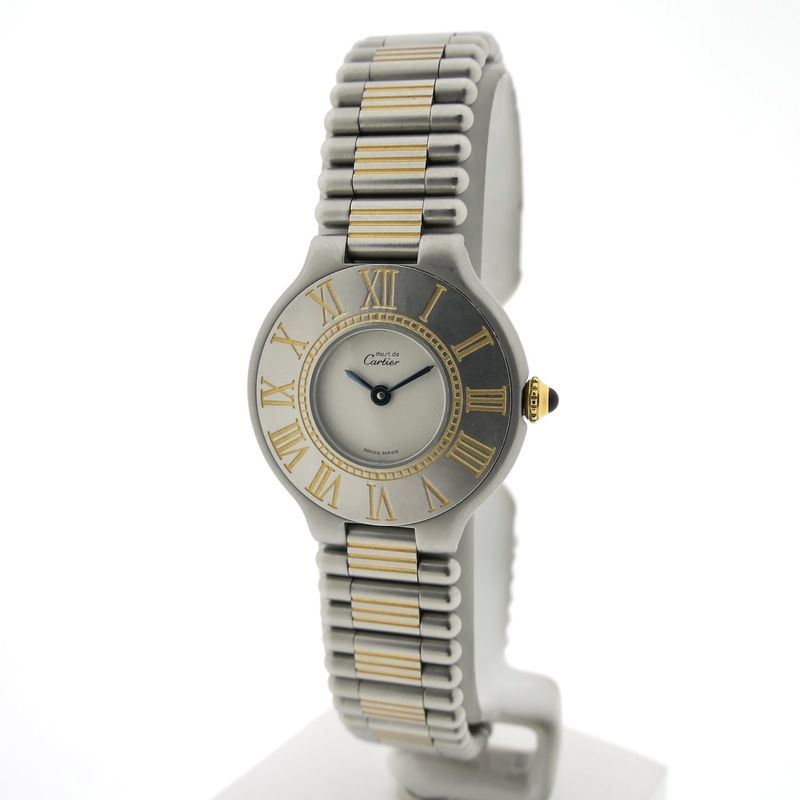 Image 13 of Cartier 'Must de Cartier 21' 9010; Bicolor ladies watch