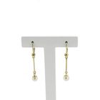 Image 1 of Gold earrings with pearl