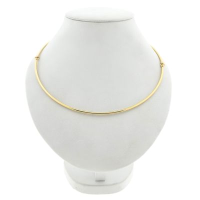 Gouden staafjes schakelketting | 36 cm Afbeelding 1 van Gouden staafjes schakelketting | 36 cm