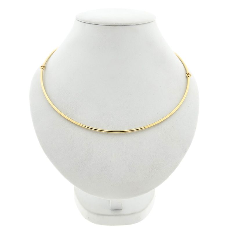 Afbeelding 1 van Gouden staafjes schakelketting | 36 cm