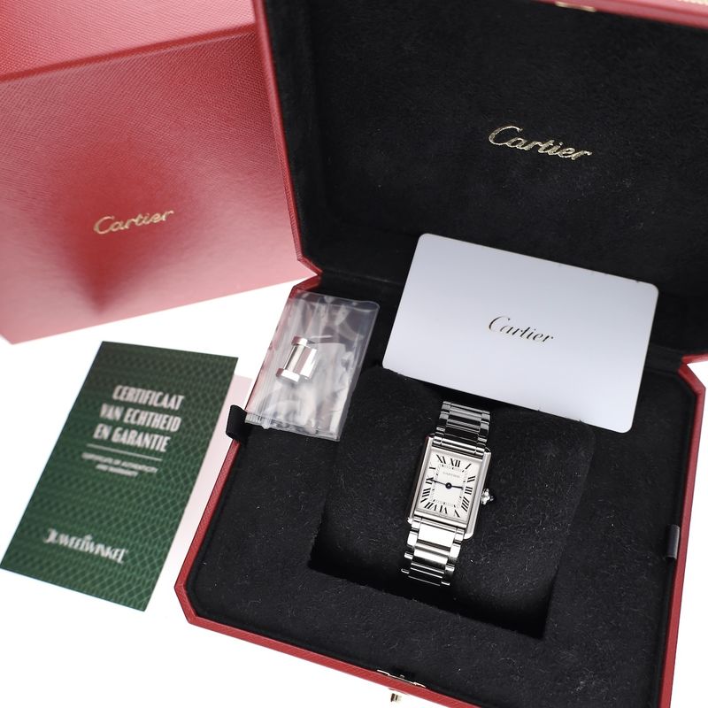 Image 4 of Cartier Tank Must 4322 WSTA0051; Unisex watch