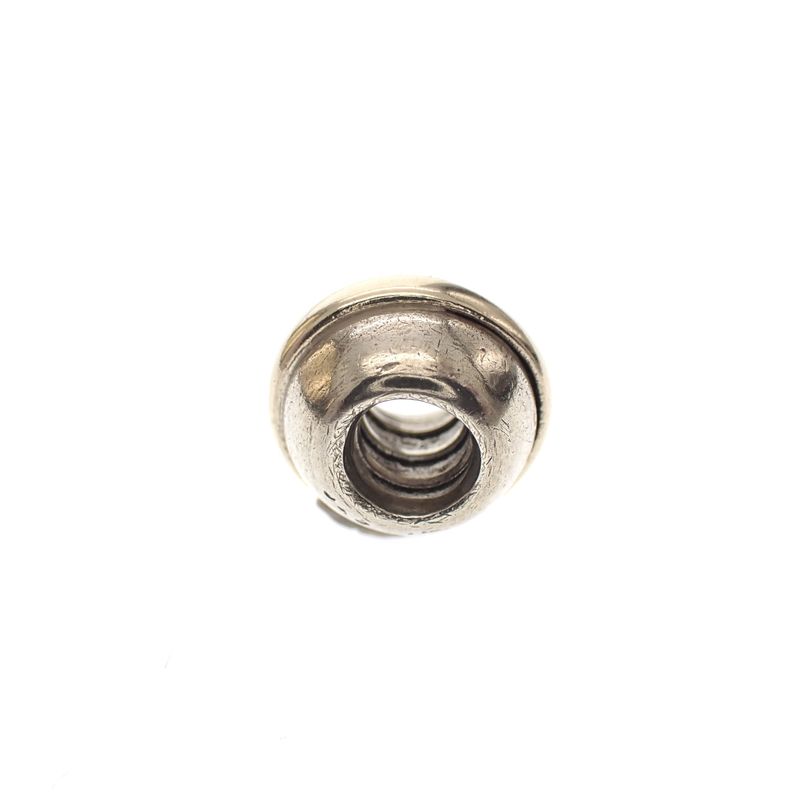 Image 3 of Pandora charm; Silver with gold; Saturn
