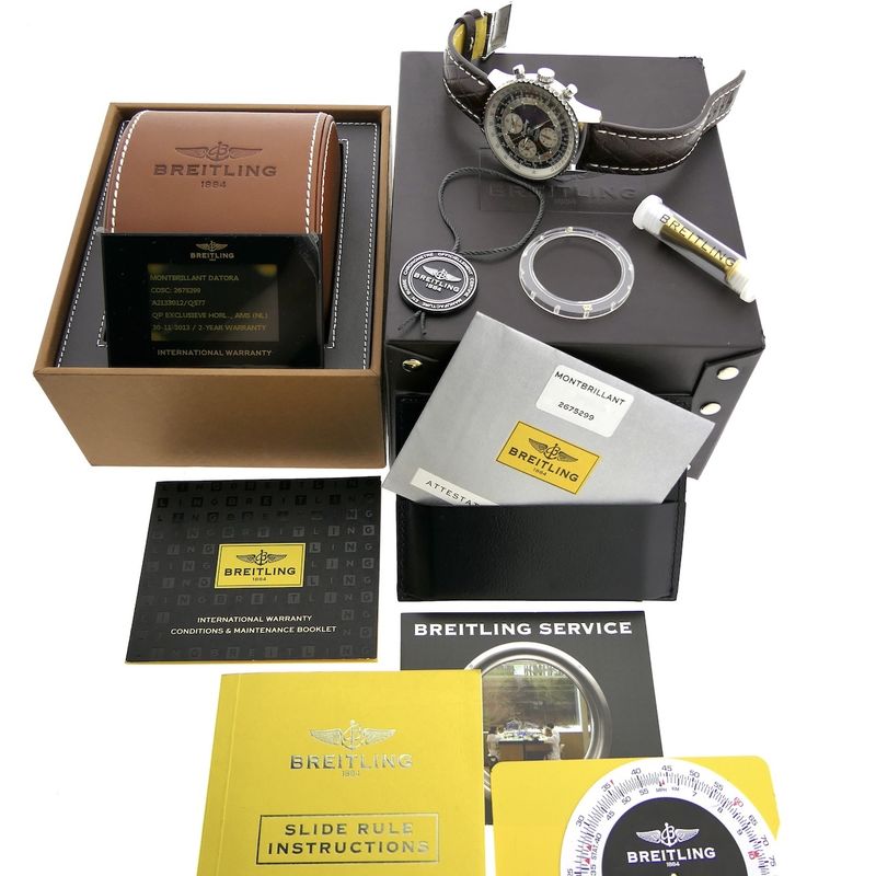 Image 22 of Breitling Navitimer Montbrillant Datora A21330; Chronograph men's watch