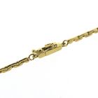 Image 9 of 18K Two-tone gold necklace with diamonds; 0.72 ct. | 42 cm