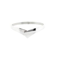 Silver Slave Bracelet; Size M