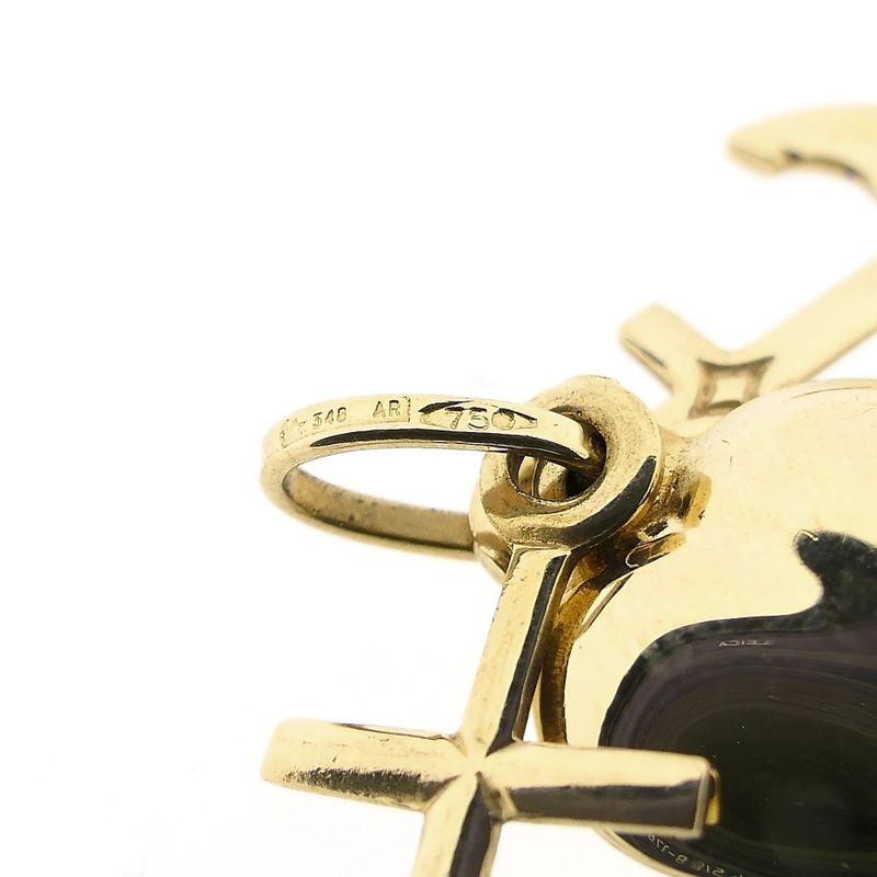 Image 5 of Gold Faith, Hope, Love Pendant
