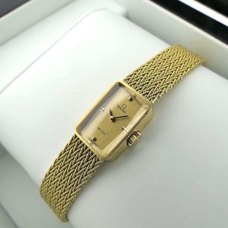 Image 13 of Omega De Ville 8197; 18k gold women's watch