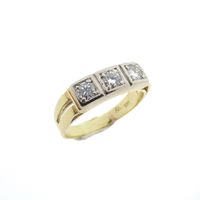 Luxurious gold ring with diamonds | 0.54 ct.