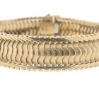 Image 8 of Vintage wide gold bracelet