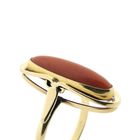 Image 5 of Gold ring with red coral | Vintage