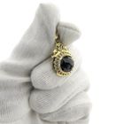 Image 8 of Vintage gold pendant with garnet