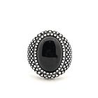 Image 4 of Silver signet ring with onyx