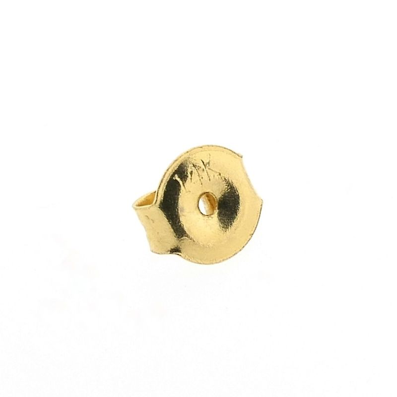 Image 5 of Gold stud earrings with zirconia